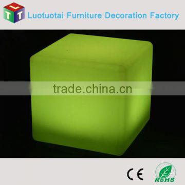 Plastic LED Cube Furniture/ LED Light Cube Chairs