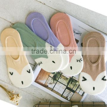 zm33773a korean cartoon design women socks ladies fancy sport socks