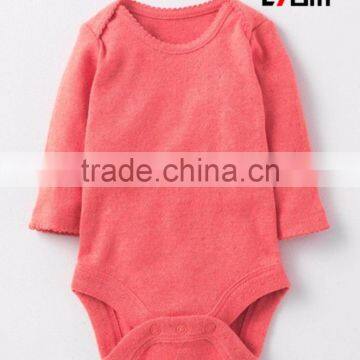 1505 OEM Baby clothes newborn boys 100% organic cotton baby romper long sleeve Infants clothing& Toddlers baby onesie