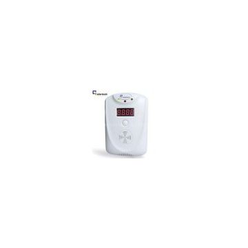 Home gas alarm with reader