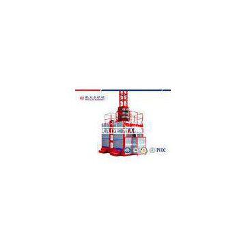 SC100 1000kg Single / Two Cage Construction Material Hoist For Reliable And Safe