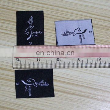 wholesale woven label weave customized shirt jackets tags brand woven labels OEM clothing garment labels