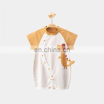 Wholesale Skin-friendly 100% Cotton Newborn Baby Clothes Baby Rompers