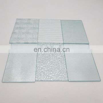 Wholesale Polytype High Quality Figured Glass Low Iron Colored Patterned Glass