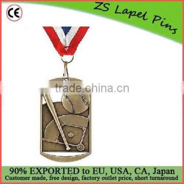 Custom quality free artwork design Dog tag medallion
