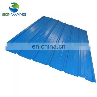 China Prepainted  Galvanized corrugated sheet color coated corrugated steel plate  roof building material