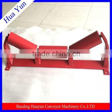 steel conveyor roller group,trough conveyor roller from baoding idler roller manudacturer