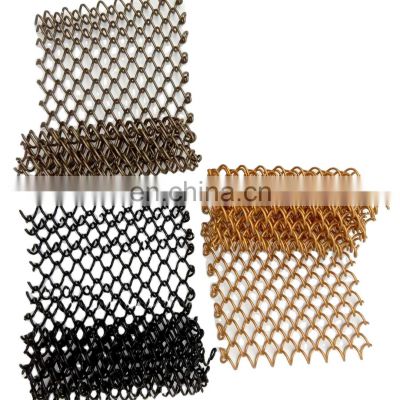 Stainless Steel Ring Mesh Decorative Chain Link Metal Mesh Curtain