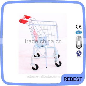 Foshan exporter metal kids shopping cart