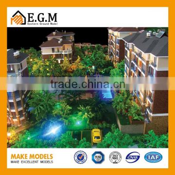 miniature residential villa community model