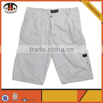 Wholesale Cheap Men's White Cargo Shorts Cotton Short Pants