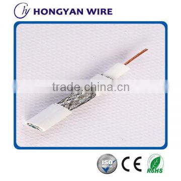 best price HD TV RG6coaxial cable with power,rg6 pure copper coaxial cable