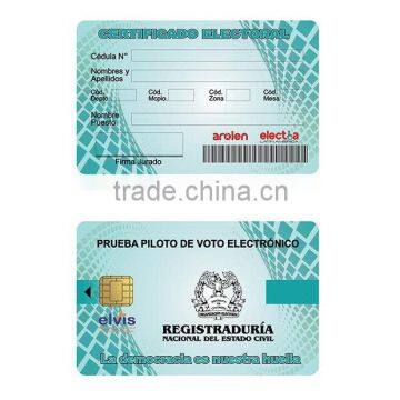 2014 best sell smart rfid pvc card with qr code