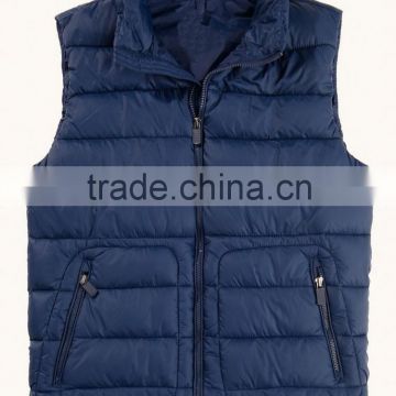 2015 winter sleeveless fashion and warm down men vest