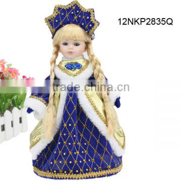 Wholesale 12'' porcelain Russian snow girl