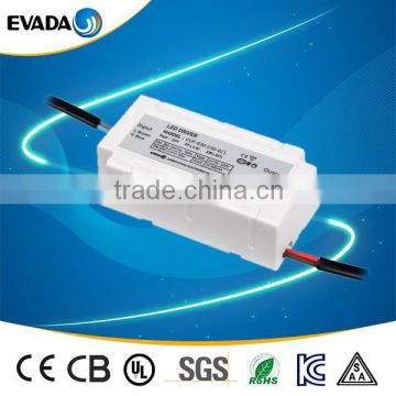 20W 350mA Plastic Case LED Driver/Power Supply 220Vac with Low THD