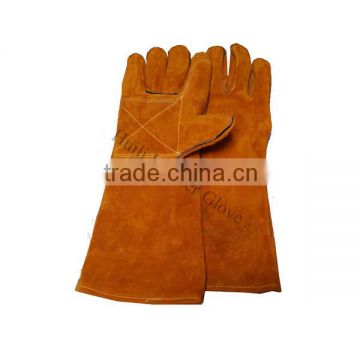 Safety Wholesale Cheap Cow Split Leather Working Gloves