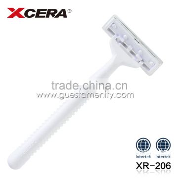 2016 new import Korea white shaving razor disposable hotel bath razor