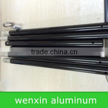 Black Aluminium tent pole manufacture 6061 black oxidation aluminum tube