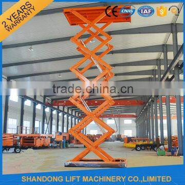 China top quality hydraulic mobile scissor lift lifting equipment