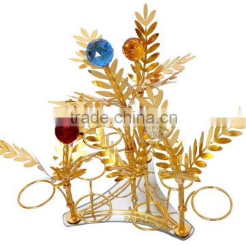 2015 decorative wedding cup holder with flower