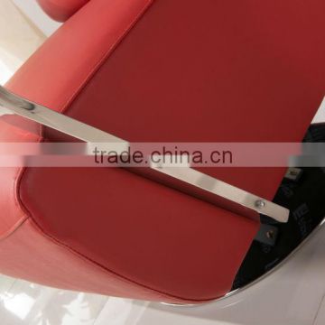 metal arm leather sofa chair leisure