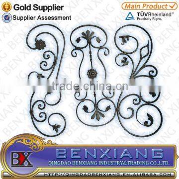 Wrought Iron rosette made by Qingdao BX 13.208for fence,gate& stairs