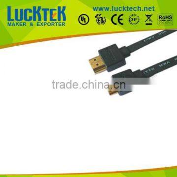 HDMI CABLE,HDMI 1.4,M/M,gold plated,flat cable,high quality