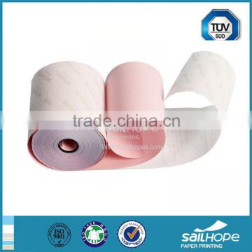 High quality top sell pink carbonless paper roll
