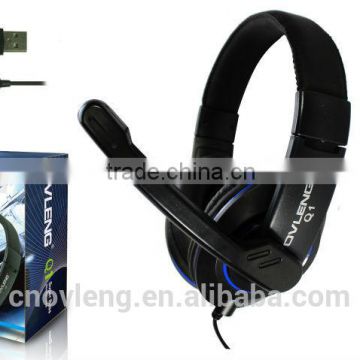 USB Cable Headphone with 40mm Headset Speaker