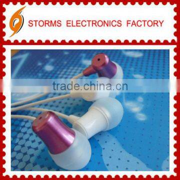 New novelty design 3.5mm headphone plug OEM in ear headphones