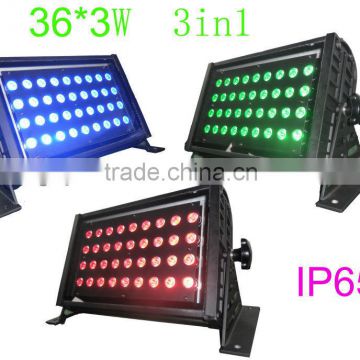 36pcs 3w RGB tricolor led wash light