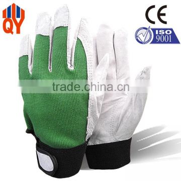 Wholesale Alibaba Safey Well Softtextile Leather Glove