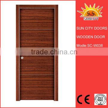 Wooden color/texture single wood door SC-W038
