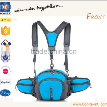 Multifunction sport elastic 210D colorful luxury outdoor waist bag