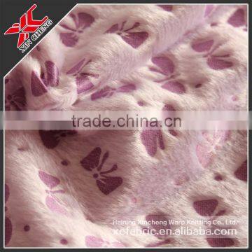 polyester embossed velvet