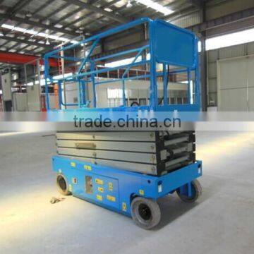 Hydraulic mobile type electrical single scissor platform