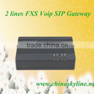 2 FXS(ATA) Voip gateway,GSM and FXS Gatewayvoip one fxs one line ata