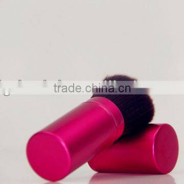 Nylon hair retractable powder brush, flexible blush brush, retractable makeup brush