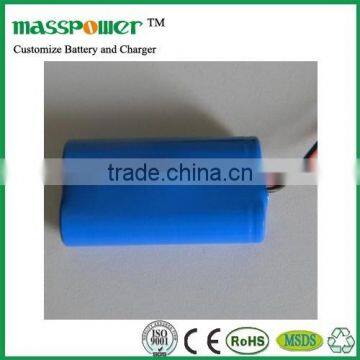 Long warranty lithium rechargeable 3.7v 4000mah battery