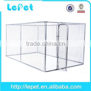 7.5'x13'x6' (2.3x4x1.8m) large galvanized chain link temporary mesh fence for dog