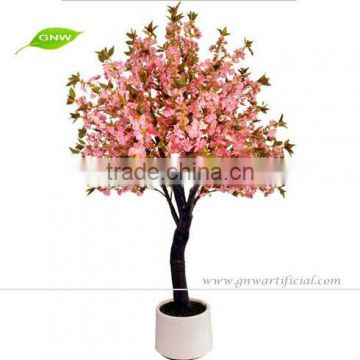 GNW BLS028 Plastic Recycling Plant artificial wedding trees pink color larger bonsai