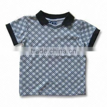 Children's T-shirt, Made of 100% Combed Cotton, Customized Colors Accepted