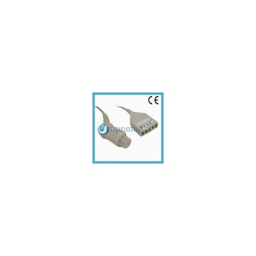 Datex 3-Lead/5 lead ECG trunk cable