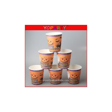 Disposable happy Halloween Paper Cups for Various Party Celebration