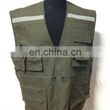 Latest style mens cotton sleeveless work vests