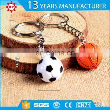 2017 Small pendant Custom Football and basketball keychain