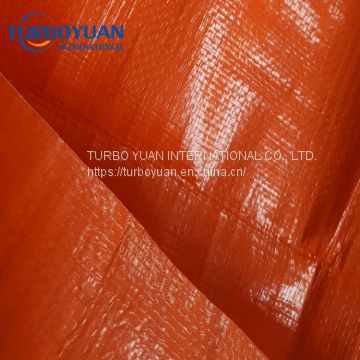 HDPE woven fabric fireproof plastic hay tarp to cover