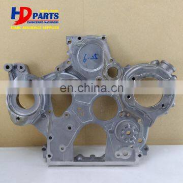4TNV98T Engine Parts Timing Cover With Turbo Charger