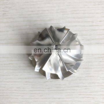 K04 47.15/58.65mm 6+6 blades High performance Turbocharger milling/aluminum 2618/Billet compressor wheel